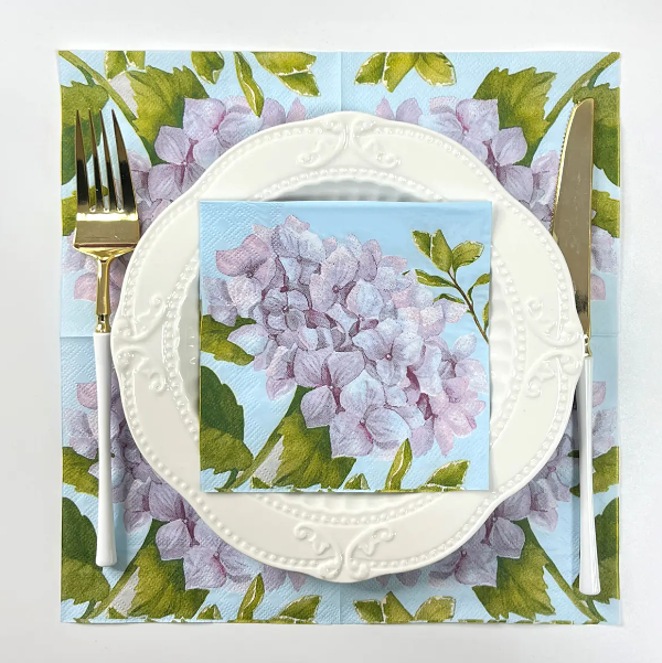 Spring Lily Floral Party Paper Napkins
