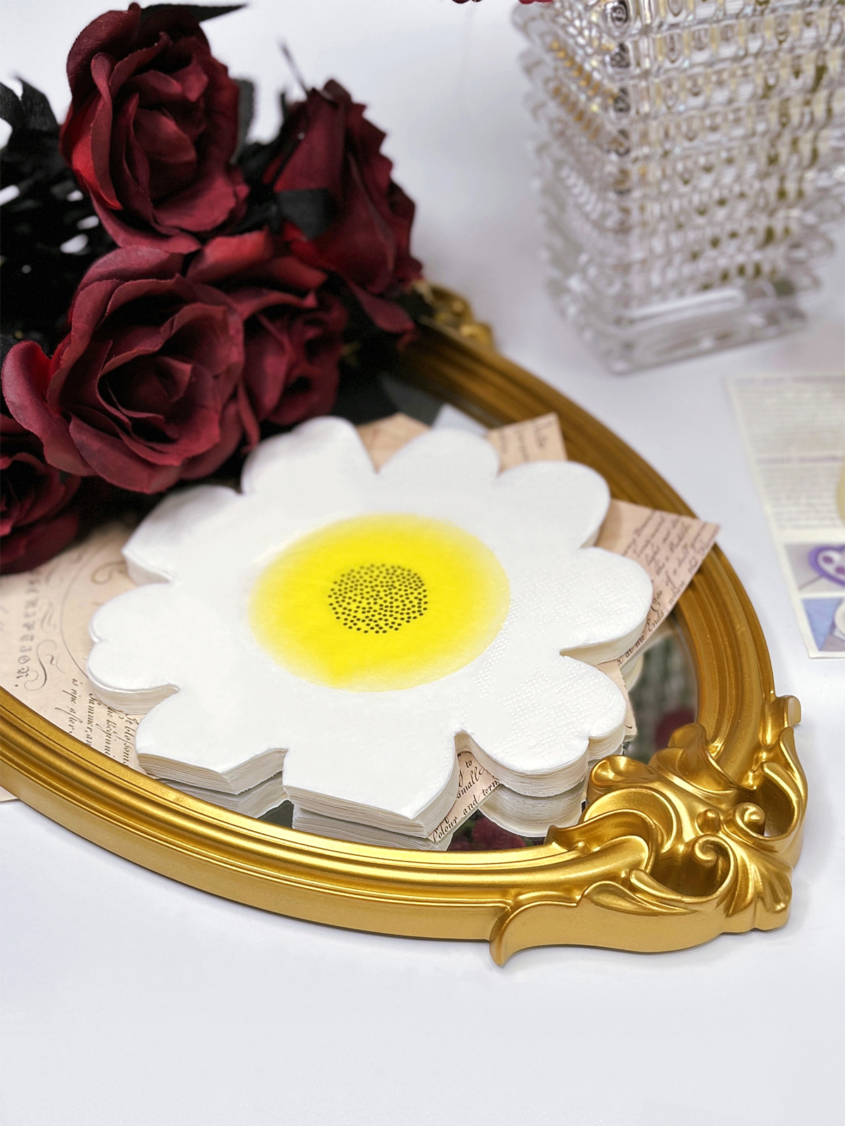Furong Party Printed Paper Napkins, Crafted With Premium Paper Materials For Durable And Attractive Party Settings