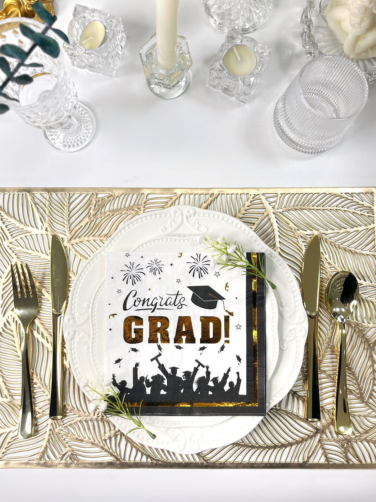 Foil Stamping Napkins | Furong Custom Printed Party Napkins