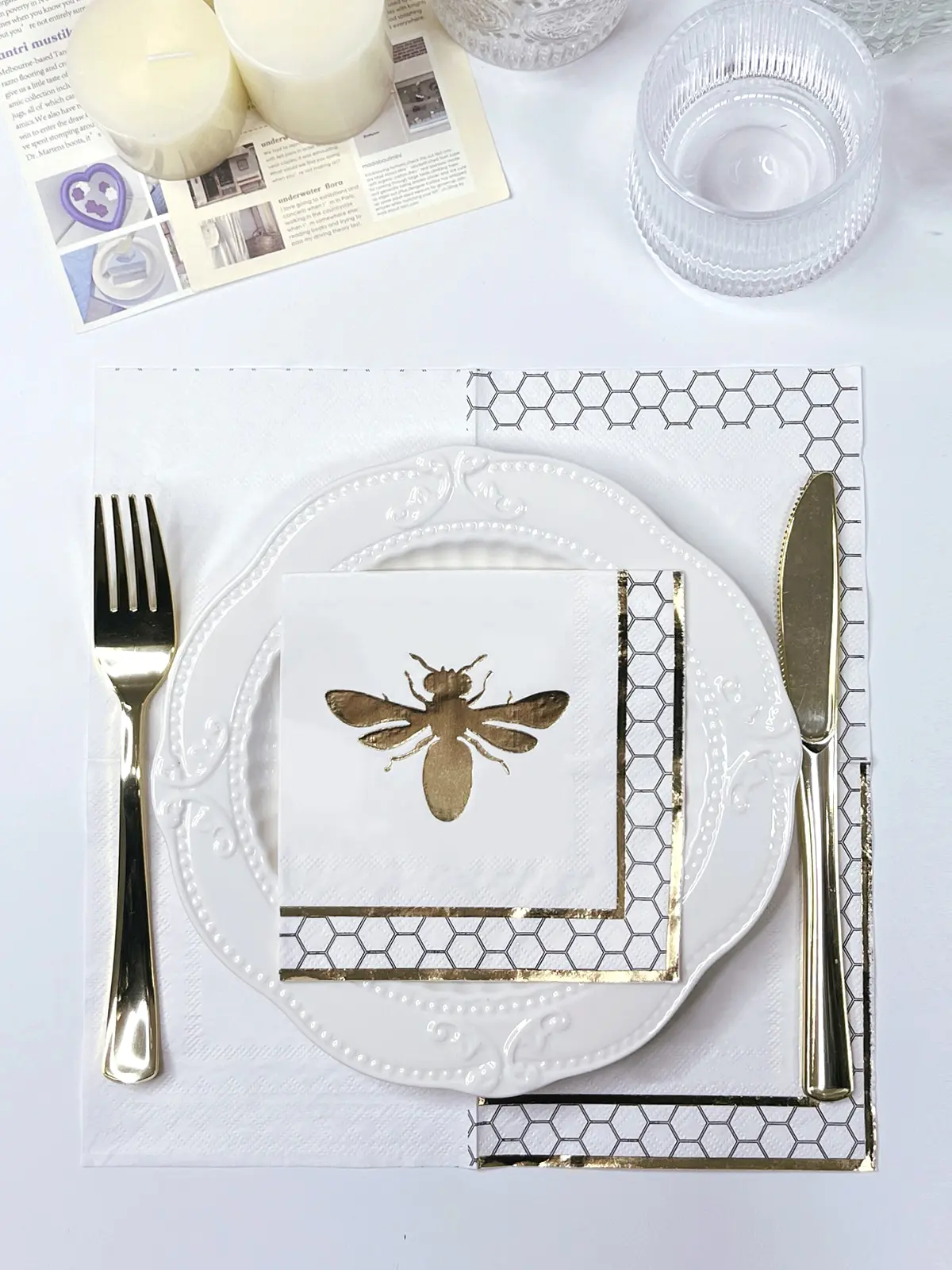 Furong Custom Paper Napkins Wedding For Event Table Decoration